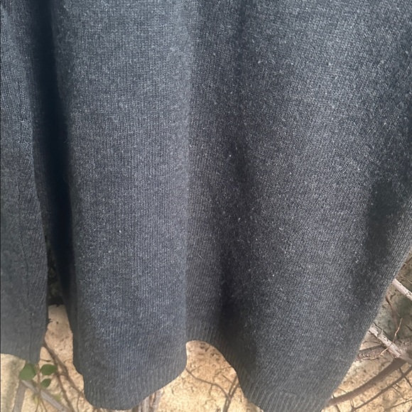 Fred Perry Charcoal V-Neck Sweater - Picture 5 of 7